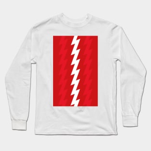 Arsenal Red & White 1994 Home Lightning Bolt Long Sleeve T-Shirt